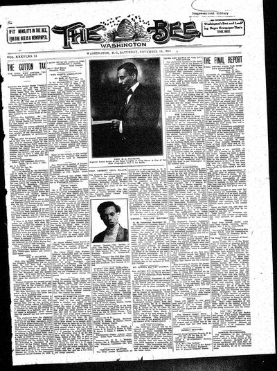 Washington Bee, Nov 13, 1915