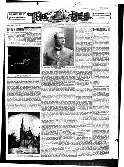 Washington Bee, Nov 20, 1915