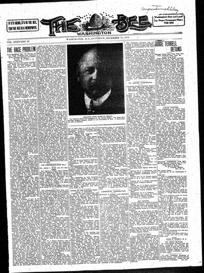 Washington Bee, Dec 11, 1915