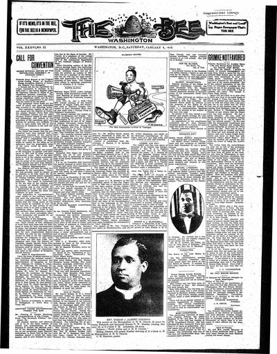 Washington Bee, Jan 8, 1916