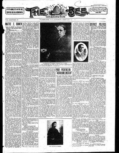 Washington Bee, Feb 12, 1916