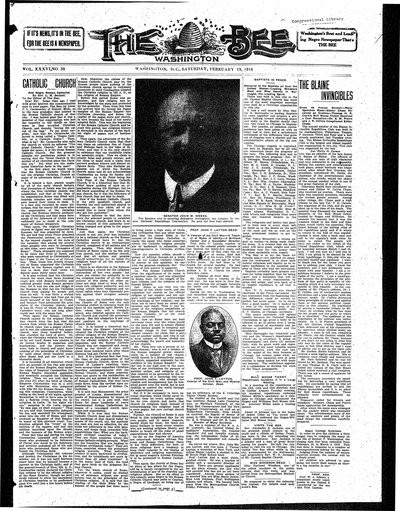 Washington Bee, Feb 19, 1916
