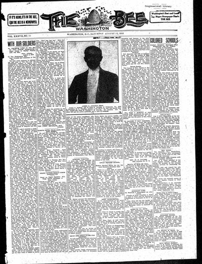Washington Bee, Aug 12, 1916