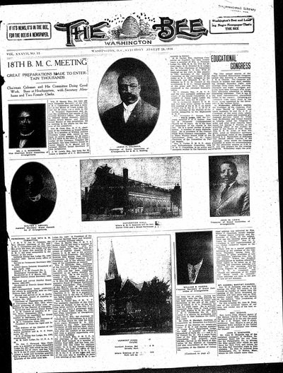 Washington Bee, Aug 26, 1916