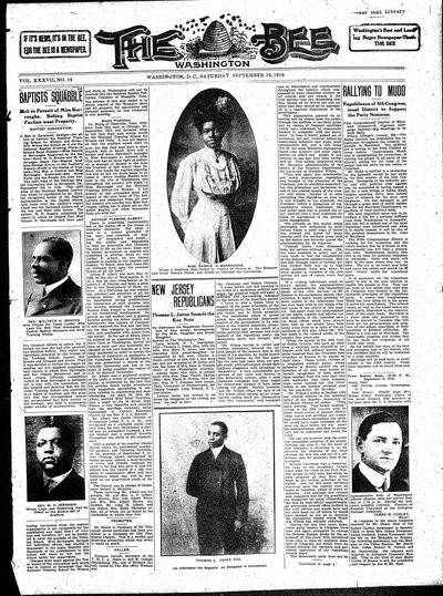 Washington Bee, Sep 16, 1916