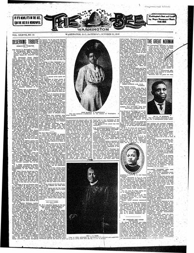 Washington Bee, Oct 21, 1916