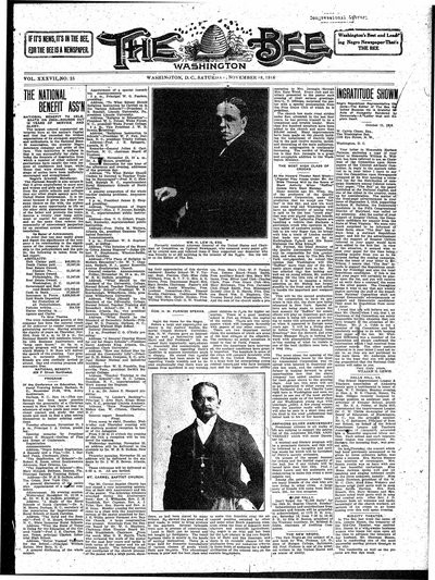 Washington Bee, Nov 18, 1916