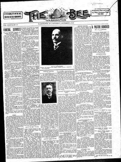 Washington Bee, Dec 9, 1916