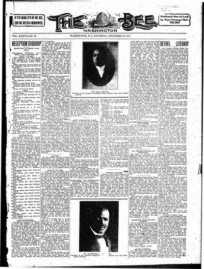 Washington Bee, Dec 16, 1916