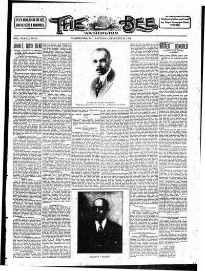 Washington Bee, Dec 23, 1916