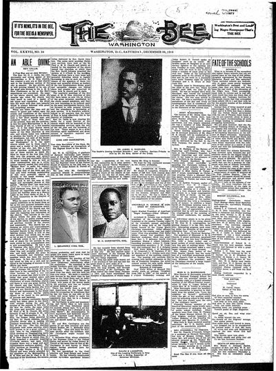 Washington Bee, Dec 30, 1916