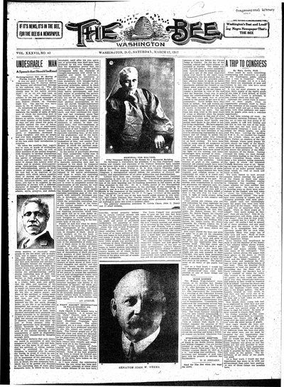 Washington Bee, Mar 17, 1917