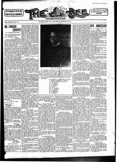 Washington Bee, Mar 31, 1917