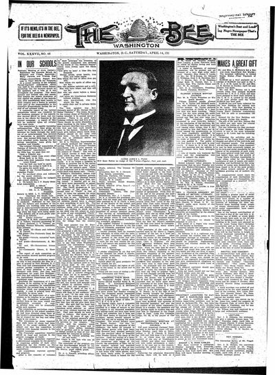 Washington Bee, Apr 14, 1917