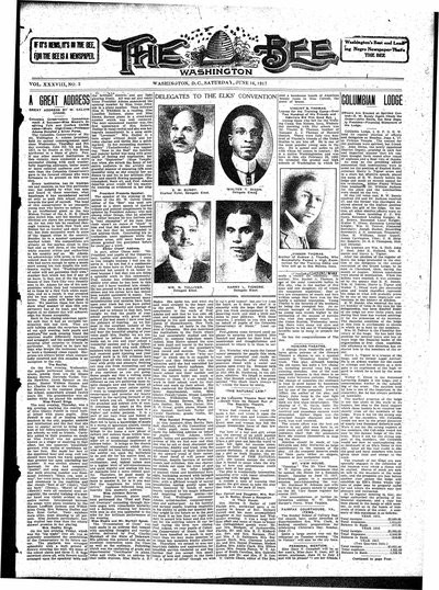 Washington Bee, Jun 16, 1917