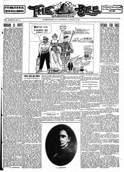 Washington Bee, Aug 11, 1917