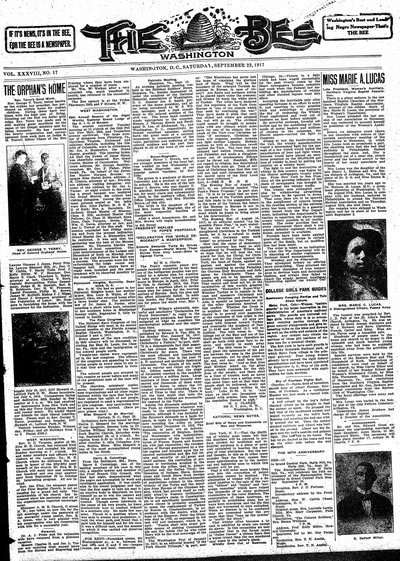 Washington Bee, Sep 22, 1917