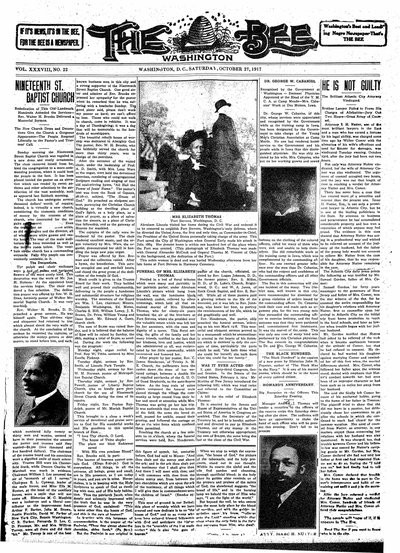 Washington Bee, Oct 27, 1917
