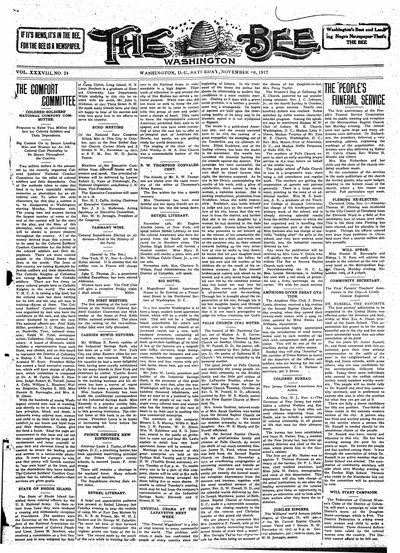 Washington Bee, Nov 10, 1917