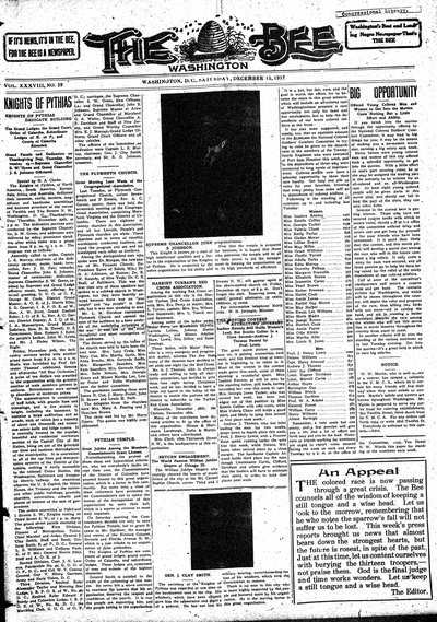 Washington Bee, Dec 15, 1917