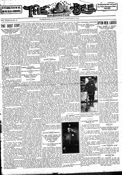 Washington Bee, Feb 9, 1918