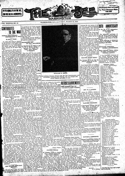 Washington Bee, Mar 23, 1918