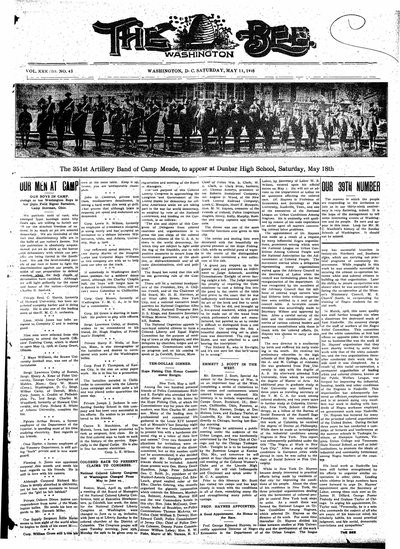 Washington Bee, May 11, 1918