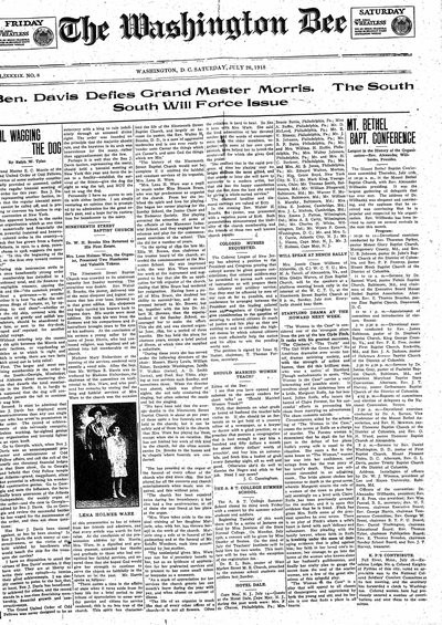 Washington Bee, Jul 20, 1918