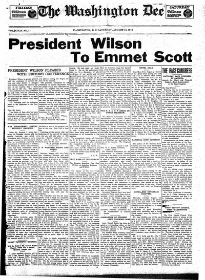 Washington Bee, Aug 10, 1918