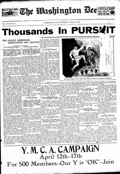 Washington Bee, Apr 12, 1919