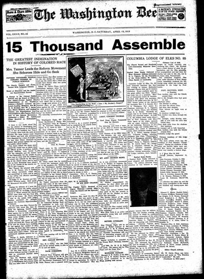 Washington Bee, Apr 19, 1919