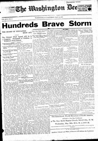 Washington Bee, May 24, 1919