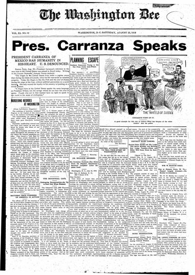 Washington Bee, Aug 23, 1919