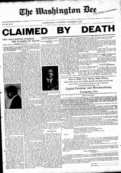 Washington Bee, Nov 15, 1919