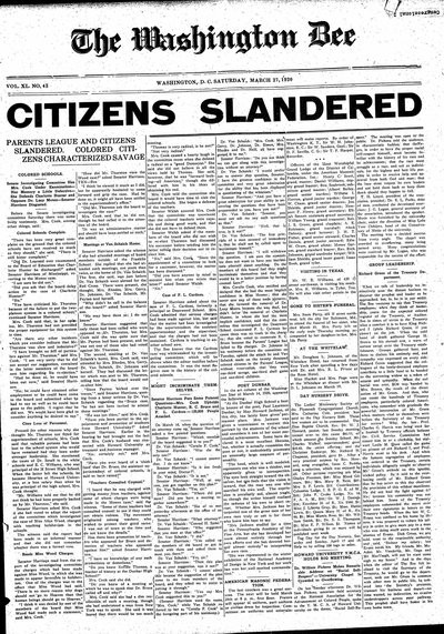 Washington Bee, Mar 27, 1920