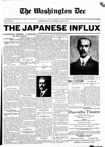 Washington Bee, Jun 26, 1920