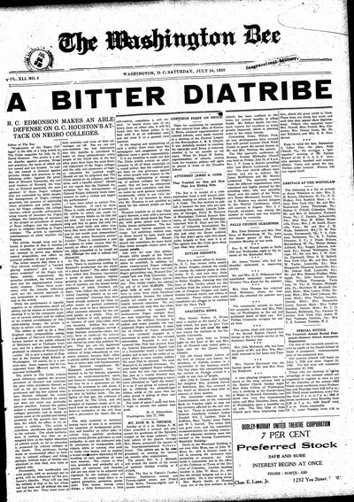 Washington Bee, Jul 24, 1920