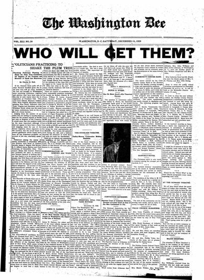 Washington Bee, Dec 18, 1920