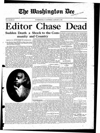 Washington Bee, Jan 8, 1921