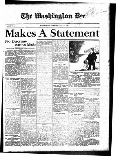 Washington Bee, May 14, 1921