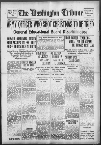 Washington Tribune, Jul 9, 1921