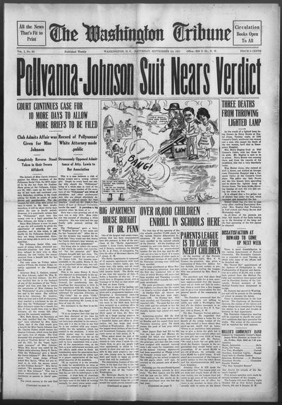 Washington Tribune, Sep 24, 1921