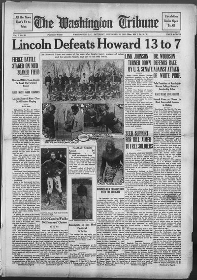Washington Tribune, Nov 26, 1921