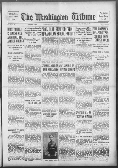 Washington Tribune, Mar 25, 1922
