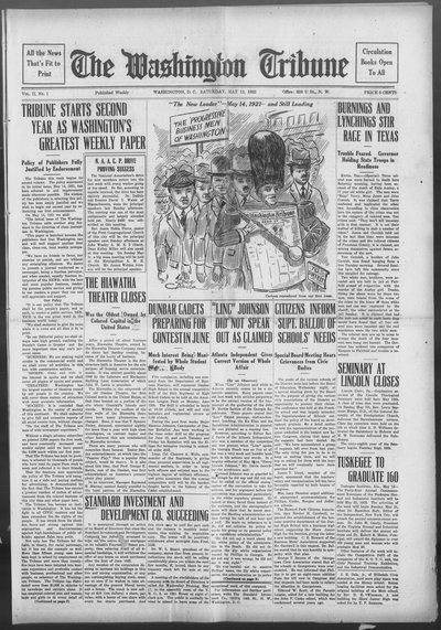 Washington Tribune, May 13, 1922