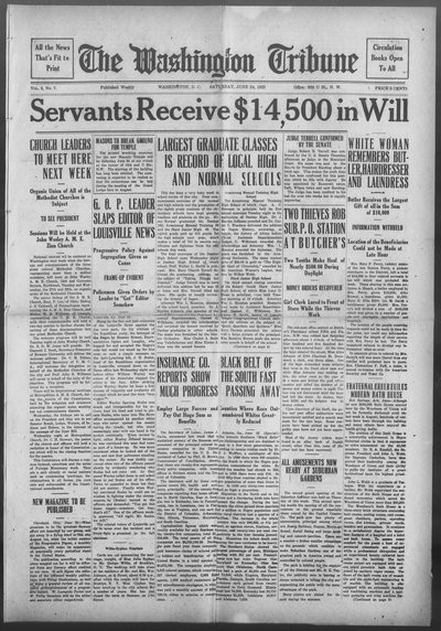 Washington Tribune, Jun 24, 1922