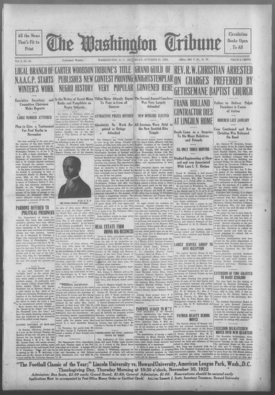 Washington Tribune, Oct 21, 1922