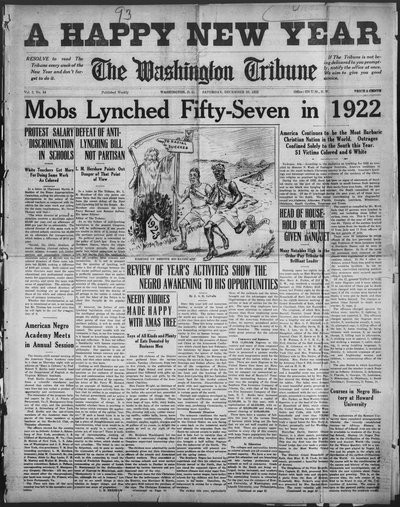 Washington Tribune, Dec 30, 1922