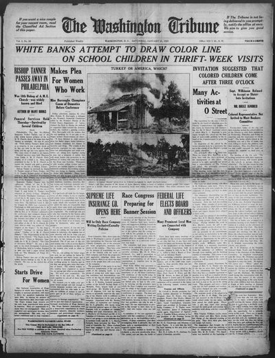 Washington Tribune, Jan 20, 1923