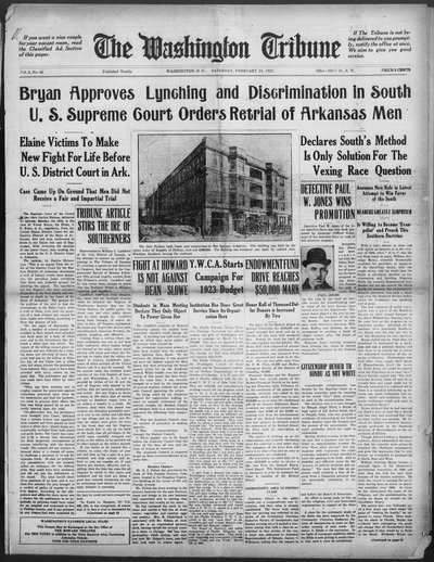 Washington Tribune, Feb 24, 1923